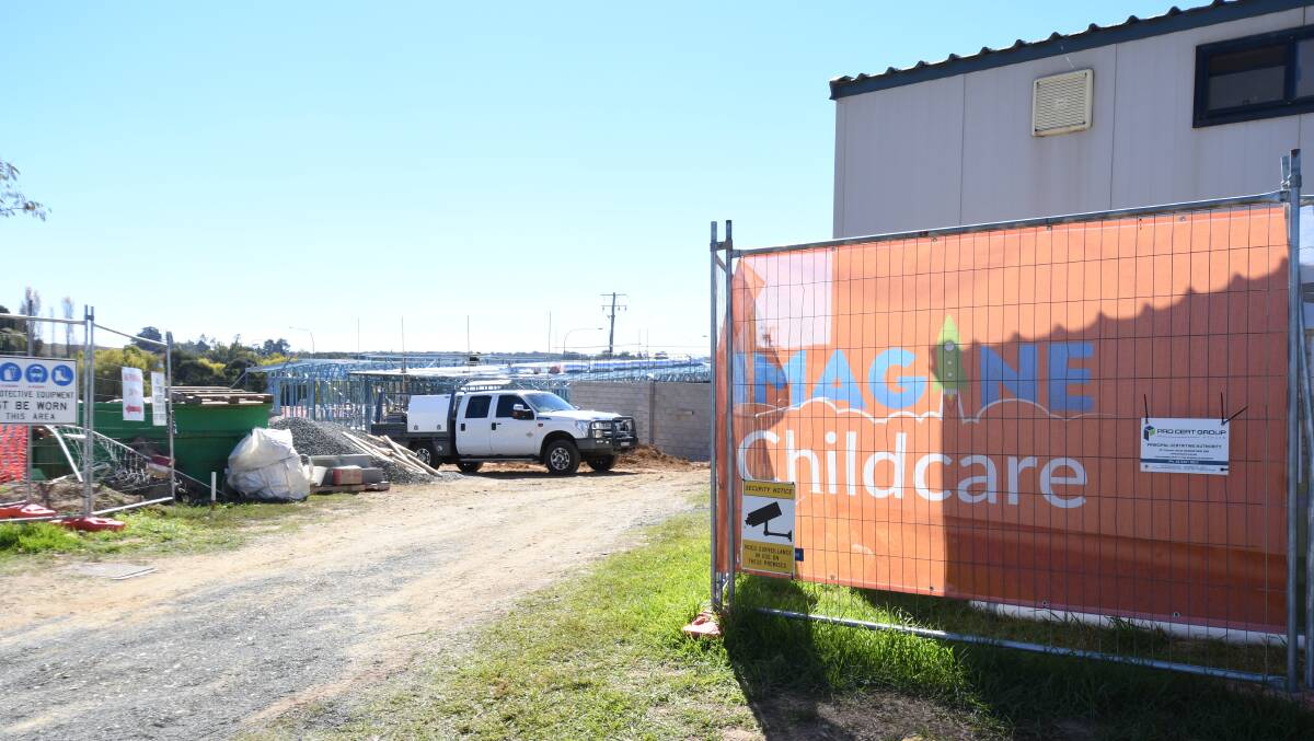 UNDER CONSTRUCTION: Childcare centre on Turner Crescent. Photo: CARLA FREEDMAN