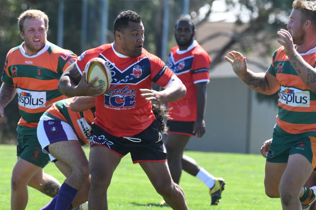 RUNNING RUGBY: The Orange City 10s is again expected to provide plenty of action with teams from Orange, Sydney and country areas. Photo: JUDE KEOGH 0317jkrugby9
