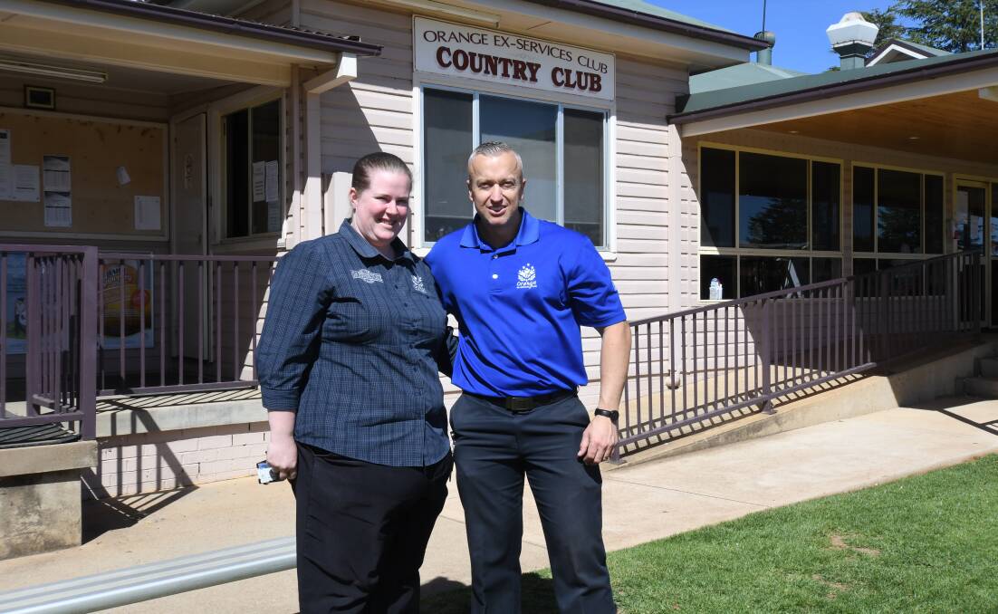 LAST DAY: Country Club staff Amy Nicholls and Ben Chippendale. Photo: CARLA FREEDMAN