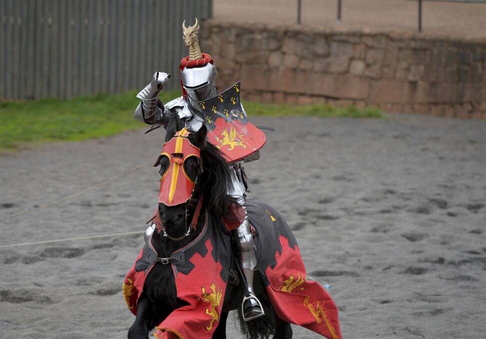 FULL METAL SUPPORT: Jousting was on the agenda at Orange City Council on Tuesday night. Photo: PAUL DEAR