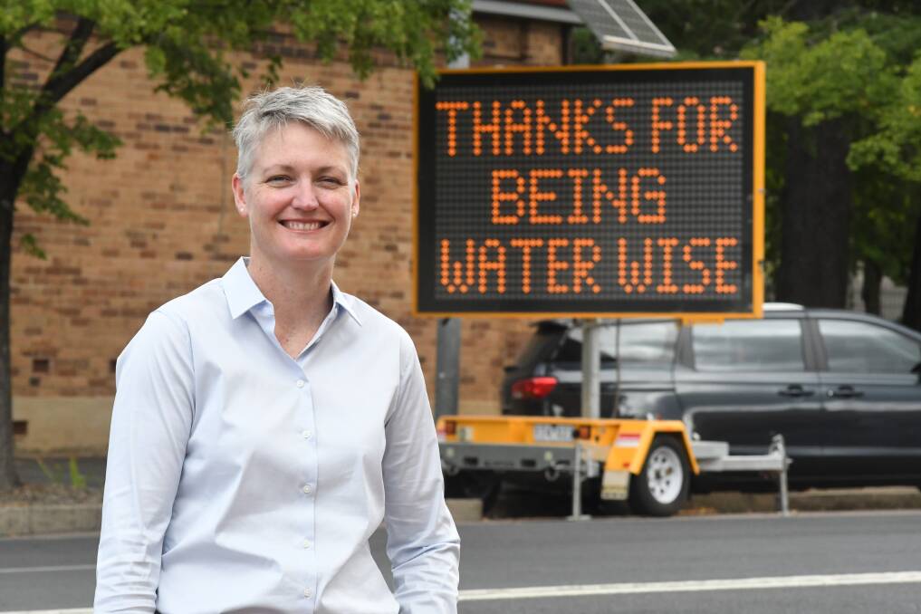 WATER WISE: Cr Joanne McRae says council is in a unique position encouraging less water use to its own financial detriment. Photo: JUDE KEOGH
