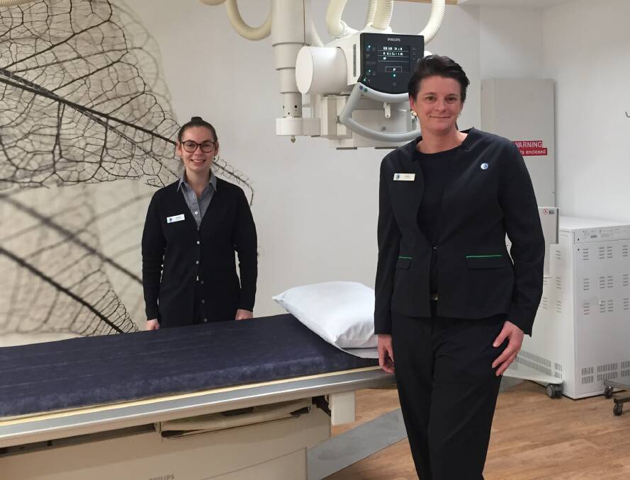 STATE OF THE ART: Imaging manager Georgina Dolbel and Operations manager Nicole Evans at the new facility at Bloomfield. 