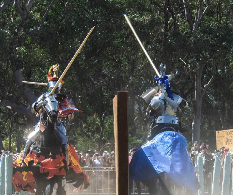 ON THE ATTACK: Jousting director Andrew McKinnon is promising a top-flight event for Orange if he can secure funding from the state government. Photo: Supplied