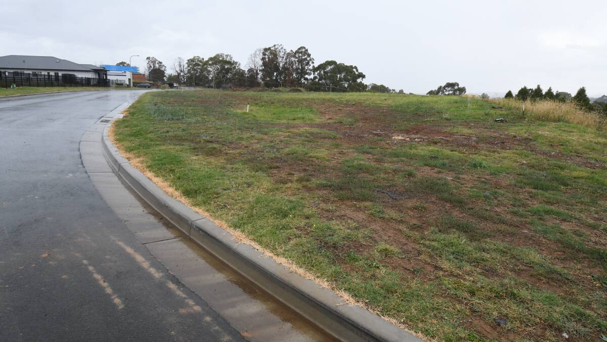FINAL BLOCKS: Eight townhouses will be built on this land. Photo: JUDE KEOGH