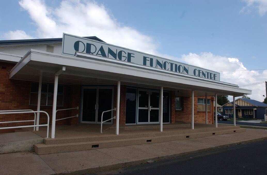 CALLED OFF: A gala ball to celebrate the 75th anniversary of the city of Orange to be held at the Orange Function Centre has been abandoned. Photo: JUDE KEOGH