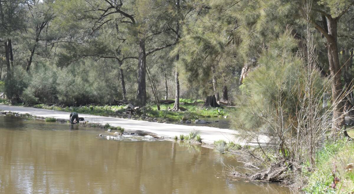 SCENE: The culvert at the Ophir Reserve north of Orange. Photo: JUDE KEOGH