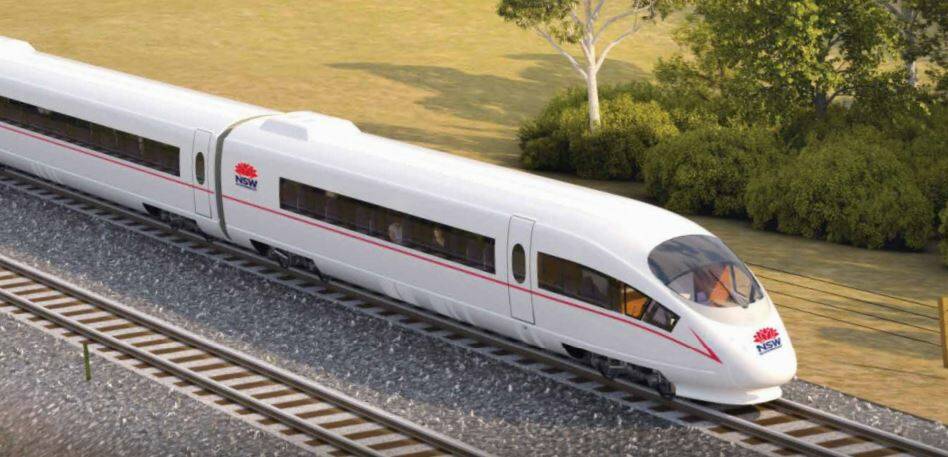 VISION: The state government is considering fast rail for NSW.