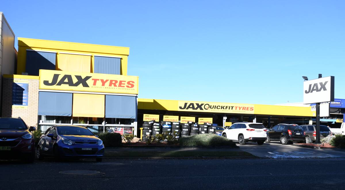 TYRE STORE: Jax Tyres is now offering frequent flyer points to customers. Photo: JUDE KEOGH 0524jkjax