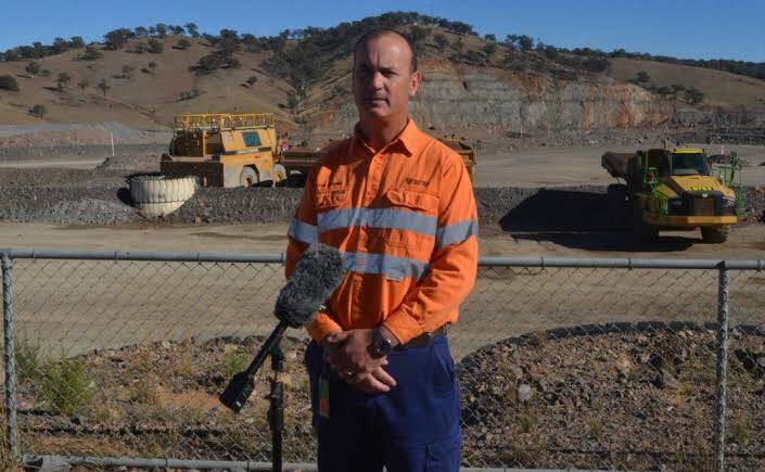 ECONOMIC BOOST: Cadia Valley Operations general manager Peter Sharpe.