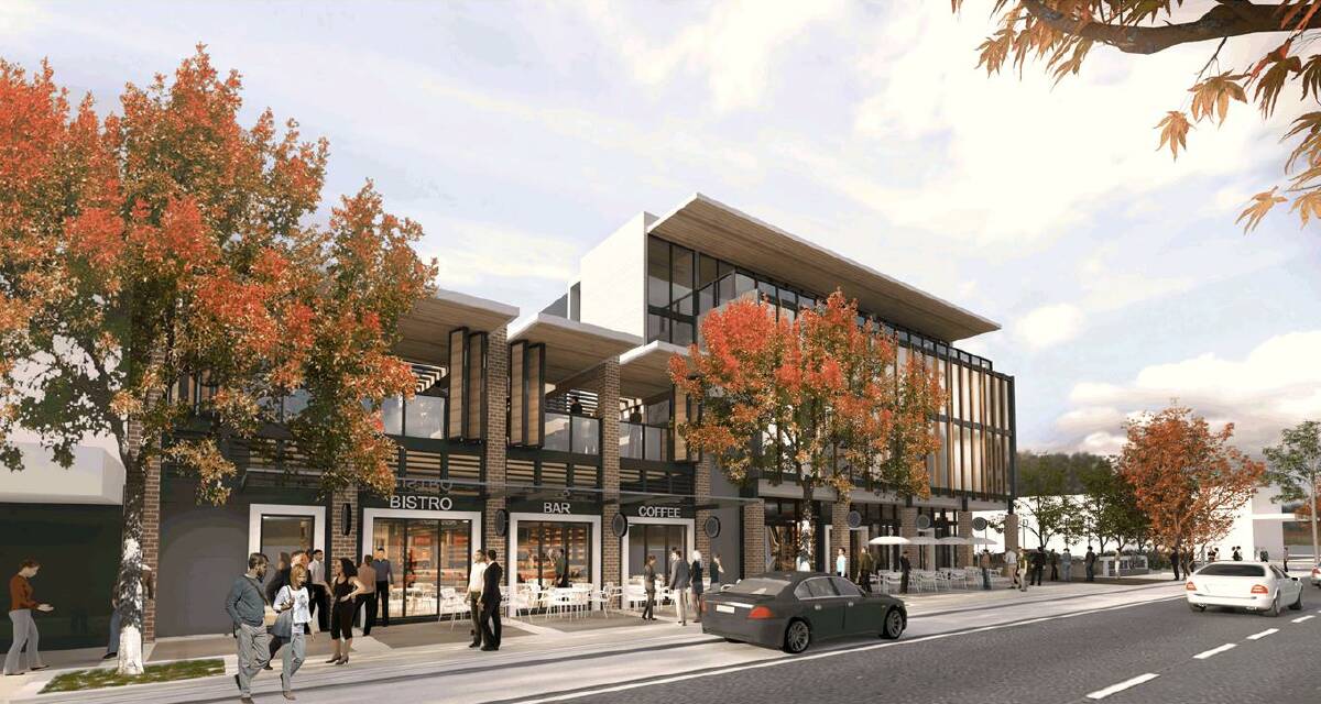 DESIGN: How the Summer Centre hotel would look from Summer Street in an image contained in the development application.