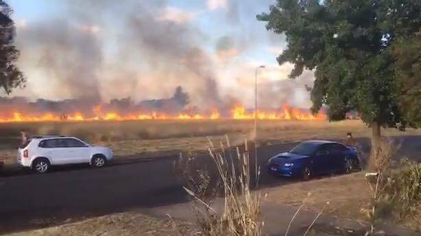 BLAZE: A view of the 2017 fire. Photo: Supplied
