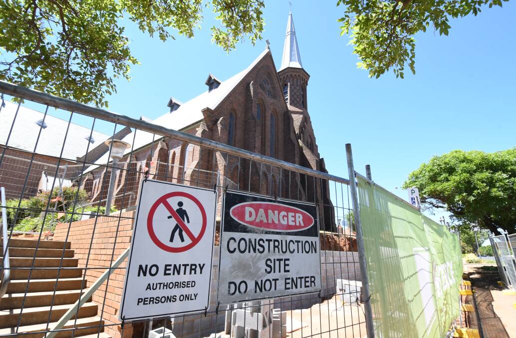 SIGNS OF THE TIMES: Plenty of restoration work will be occurring at one of Orange's most historic buildings. Photo: JUDE KEOGH