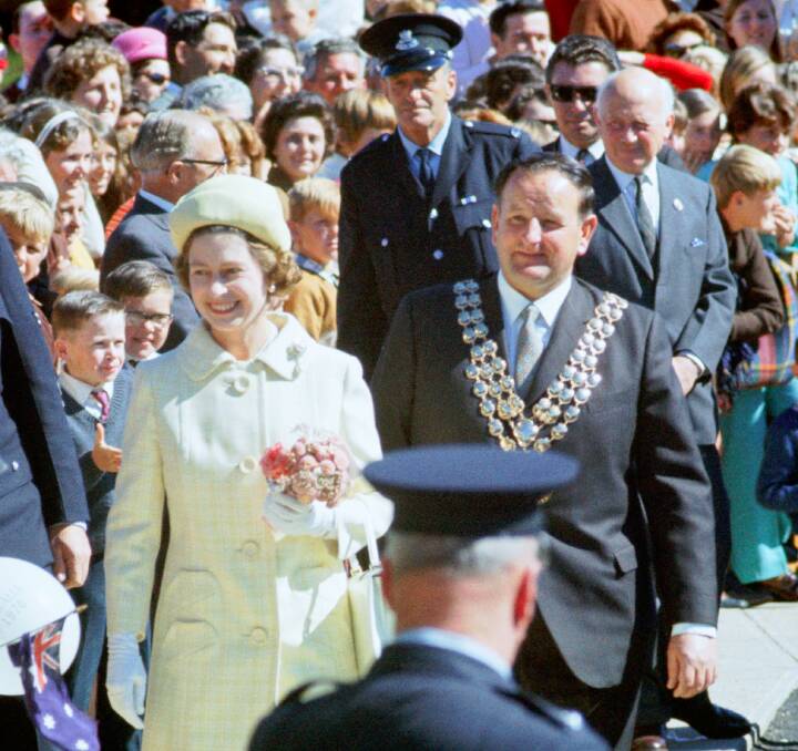 ROYAL VISIT: The Queen visited Orange in 1970.
