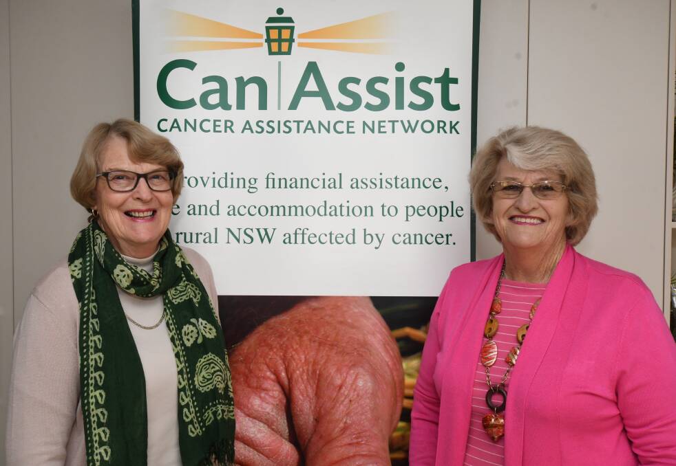 HELPING OUT: Can Assist Orange branch treasurer Helen Corby with president Shirley Doherty. Photo: JUDE KEOGH 0619jkcanassist1