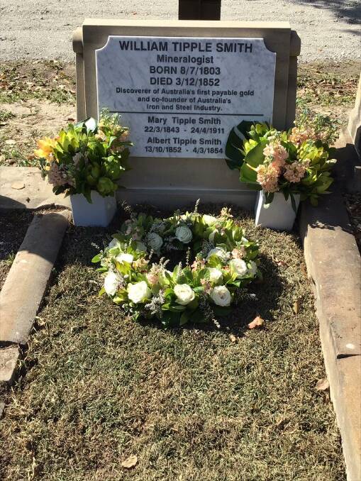 HONOURED AT LAST: William Tipple Smith's grave. Photo: Supplied