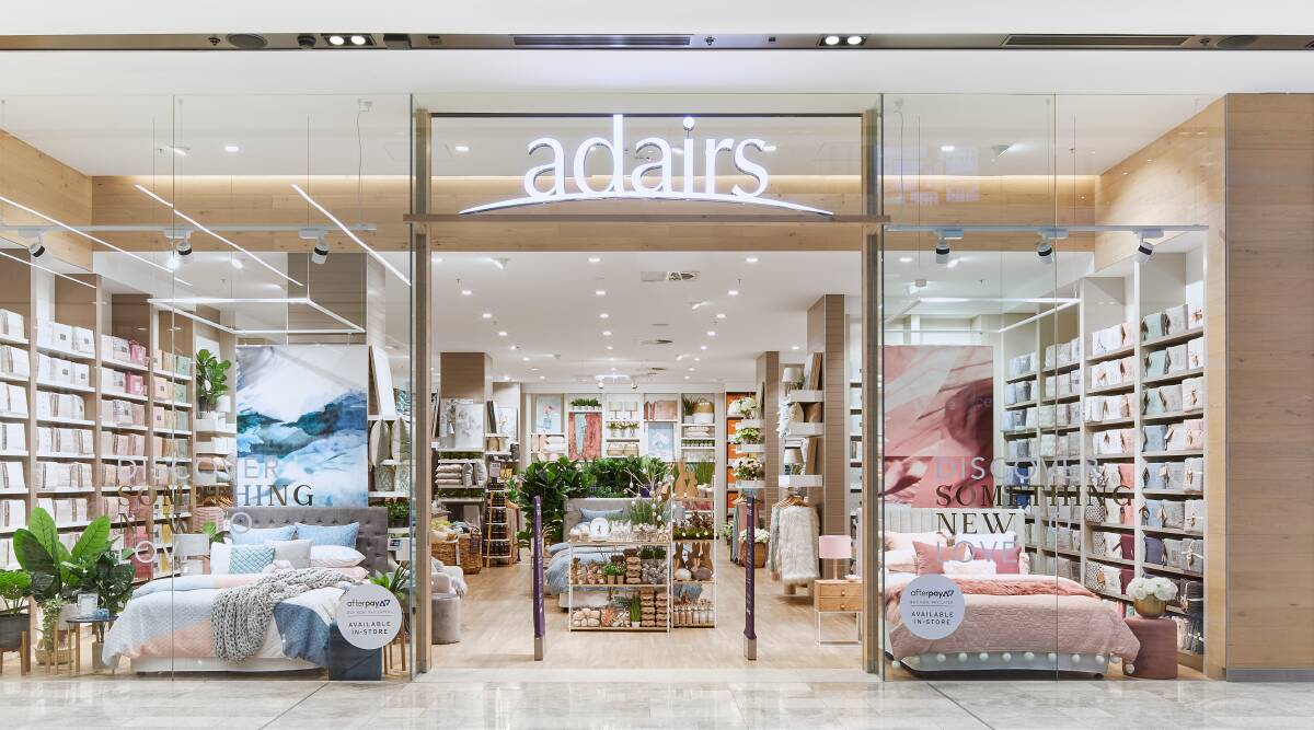 COMING TO TOWN: The frontage of an Adairs furnishings store in Victoria similar to the likely appearance of the new Orange store. Photo: Supplied