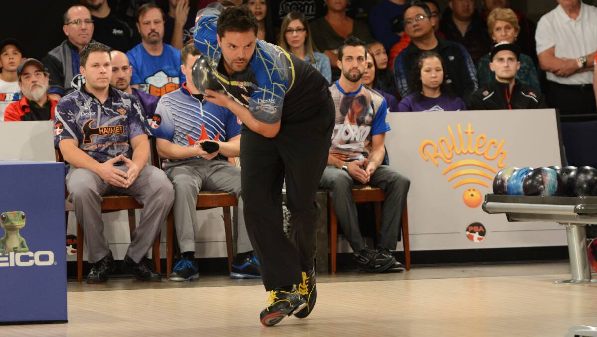 TOUGH NIGHT: Jason Belmonte had to settle for second at the Detroit Open in Michigan behind a fellow former PBA player of the year Sean Rash. Photo: PBA.com