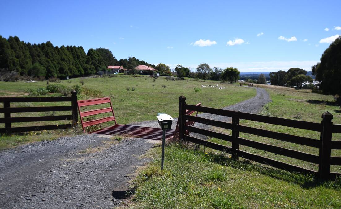 SITE: The rural residential land proposed for housing development. Photo: JUDE KEOGH
