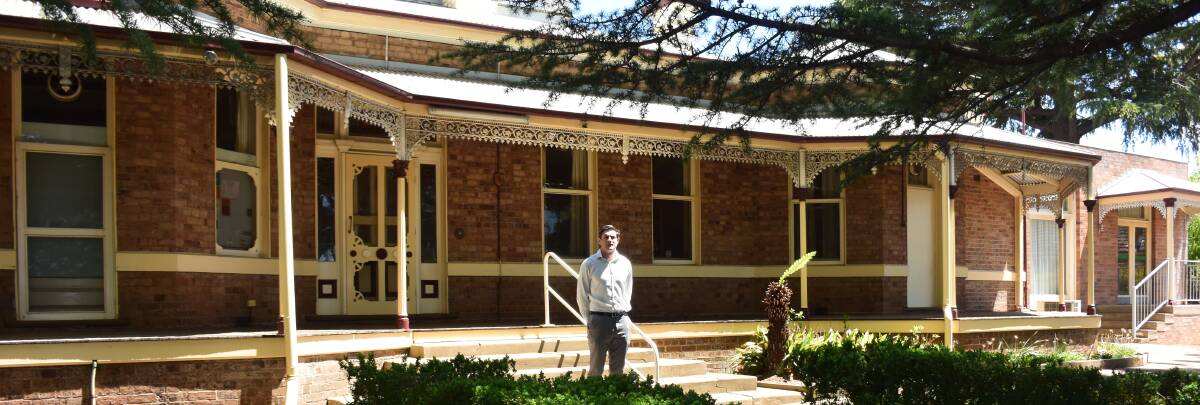 MANY USES: Benchmark director Nigel Staniforth at the front of the Newstead property.