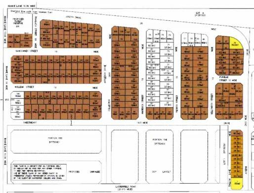 MORE HOUSES: The proposed 206-lot estate off Lysterfield Road in the DA.