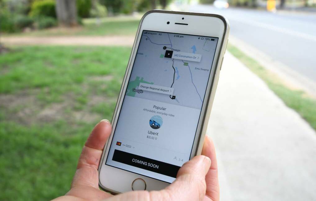 IT'S APP-ENING: Uber is now operating in Orange.