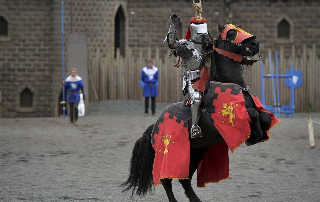 GIDDY UP: The World Jousting Championships could feature in Orange next year. Photo: DYLAN BURNS