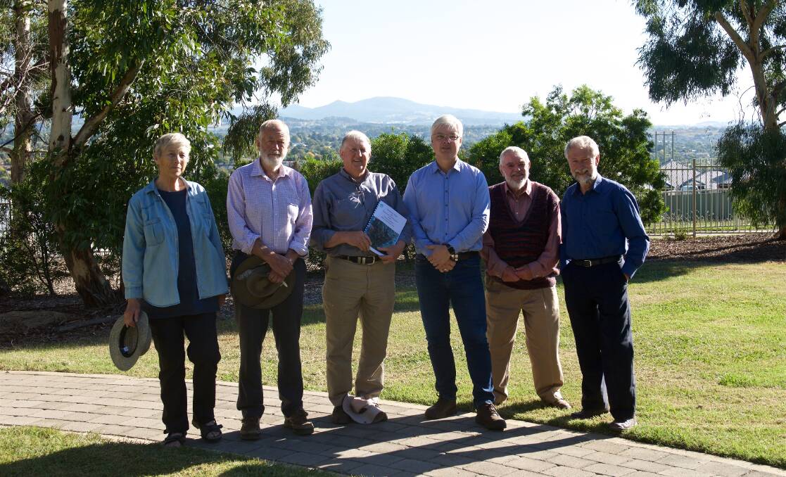 FIGHT: Dr Cilla Kinross, Nick King, Dr Colin Bower, Dr Andrew Rawson, Dr Richard Medd and Helmut Berndt at the launch of the report. Photo: DAVID FITZSIMONS 