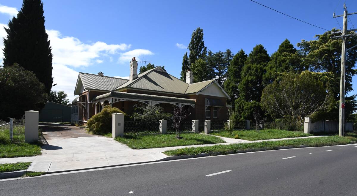 MARKET BOUND: The former Eade family house in Woodward Street is likely to be sold by Orange City Council as a redundant asset. Photo: JUDE KEOGH