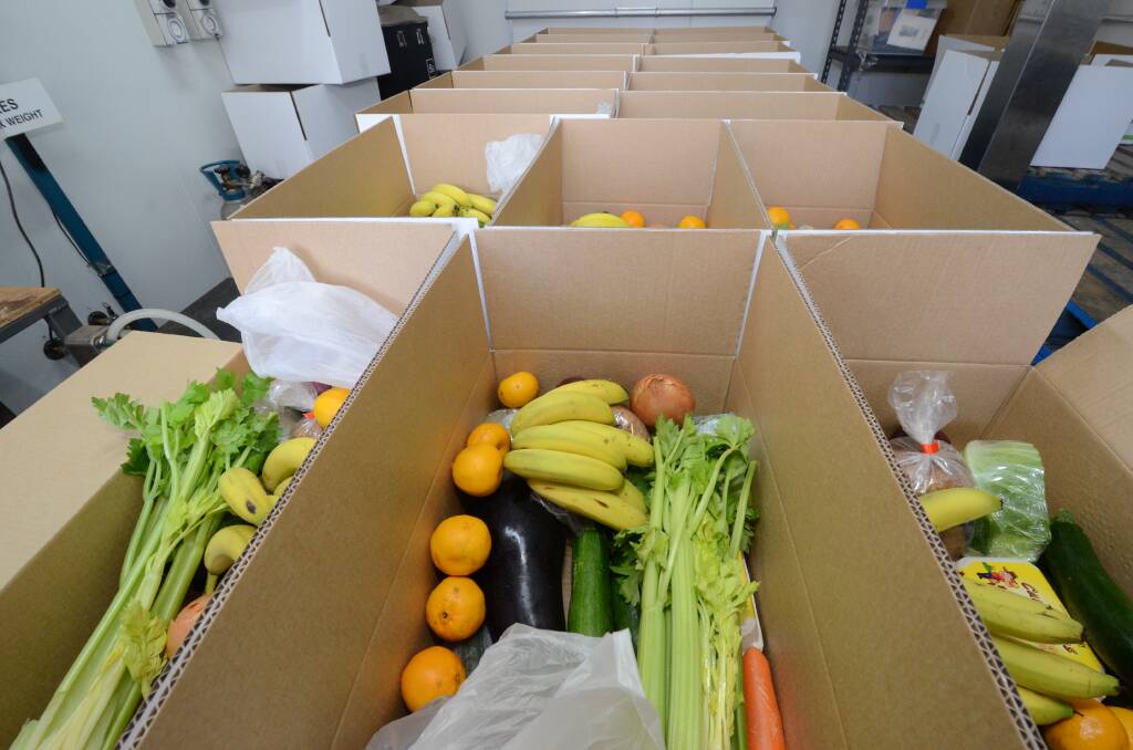 HEALTHY: Boxes of produce at Country Fruit Distributors waiting for delivery. Photo: JUDE KEOGH