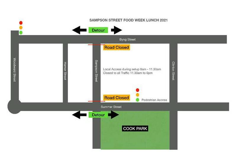 FOOD WEEK: A plan of how the event would operate.