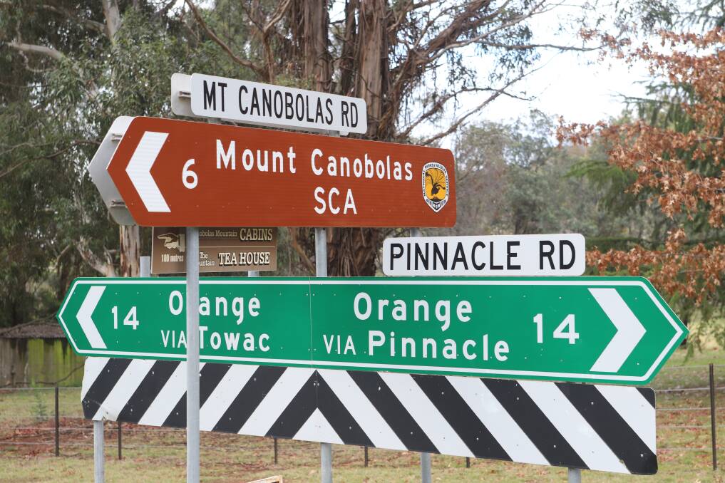 SIGN OF THE TIMES: Mount Canobolas maintenance work is likely to be the first priority for a three-council strategic alliance board. Photo: CARLA FREEDMAN