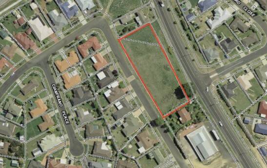LOCATION: The proposed development is marked in red in the development application to council.
