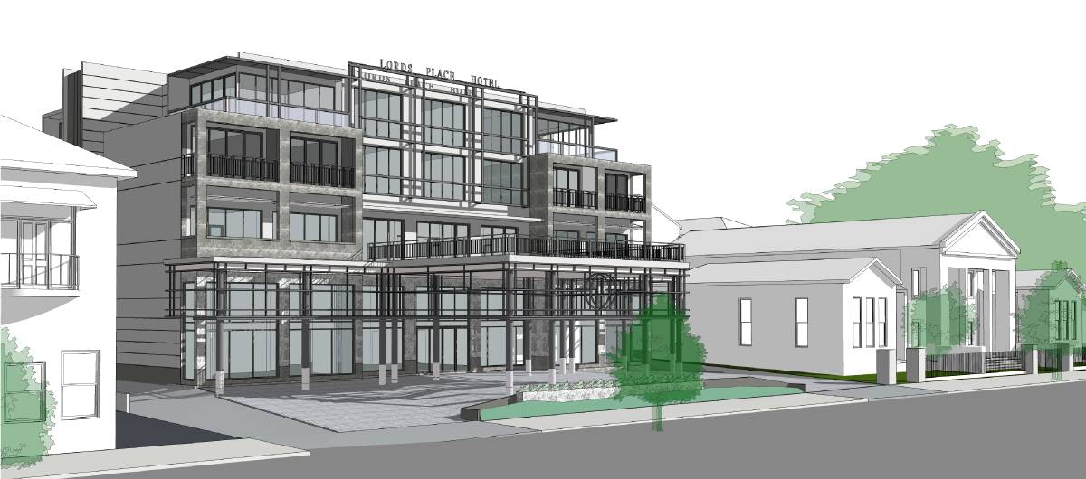 STRIKING: The proposed hotel/motel development would be on four levels. Photo: Supplied