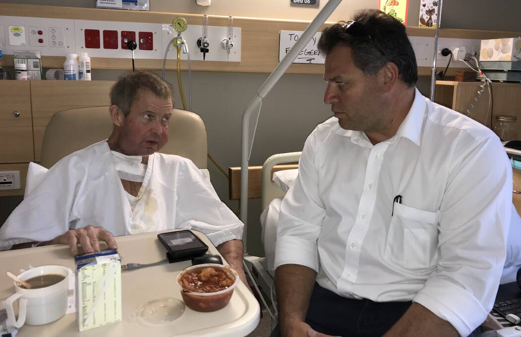 DELAYS: Toney Fitzgerald and Phil Donato have called for the immediate announcement of the palliative care provider in Orange. Photo: Supplied