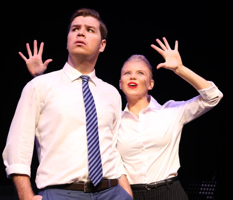 ON STAGE: Jack Dodds and Alice Litchfield star in the musical comedy Schapelle, Schapelle in Sydney from next week. Photo: Supplied