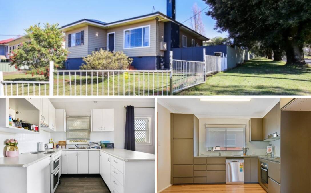 FOR SALE: This Brunswick Street house (top and above left) is priced at up to $330,000 while this Sampson Street unit (above right) is up to $390,000. Photos: Supplied