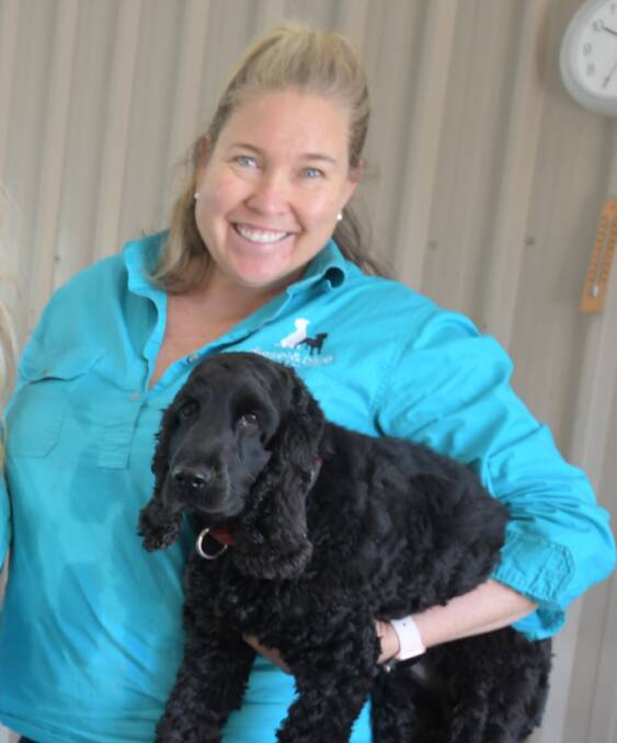OWNER: Danielle Haase runs Diesel and Blue Doggie Day Care. Photo: CARLA FREEDMAN