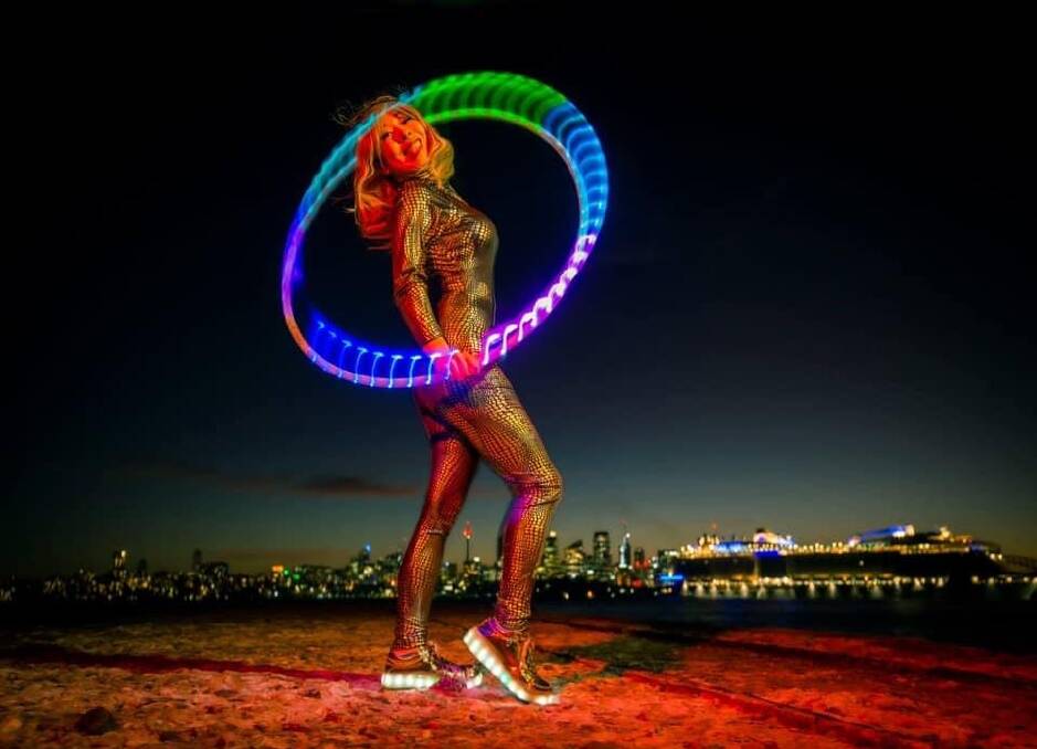 COLOURFUL: Roving performers will feature at the glow event in Orange. Photo: Supplied