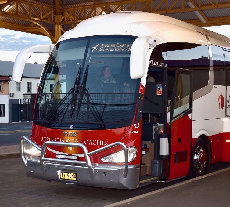 BACK: The Australia Wide Coaches service to Sydney is returning after COVID-19.