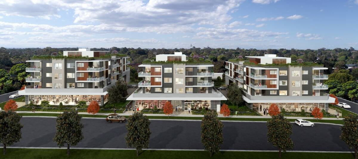 BOLD: Three separate buildings would be constructed on the site. Photo: Supplied