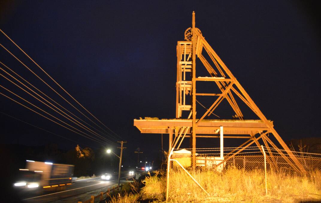 CAN'T MISS IT: The Reform Mine poppet head at Lucknow. Photo: Supplied