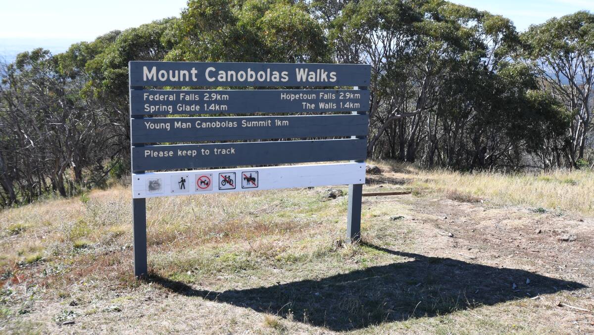 BACK IN BUSINESS: Walking trails on Mount Canobolas have reopened.