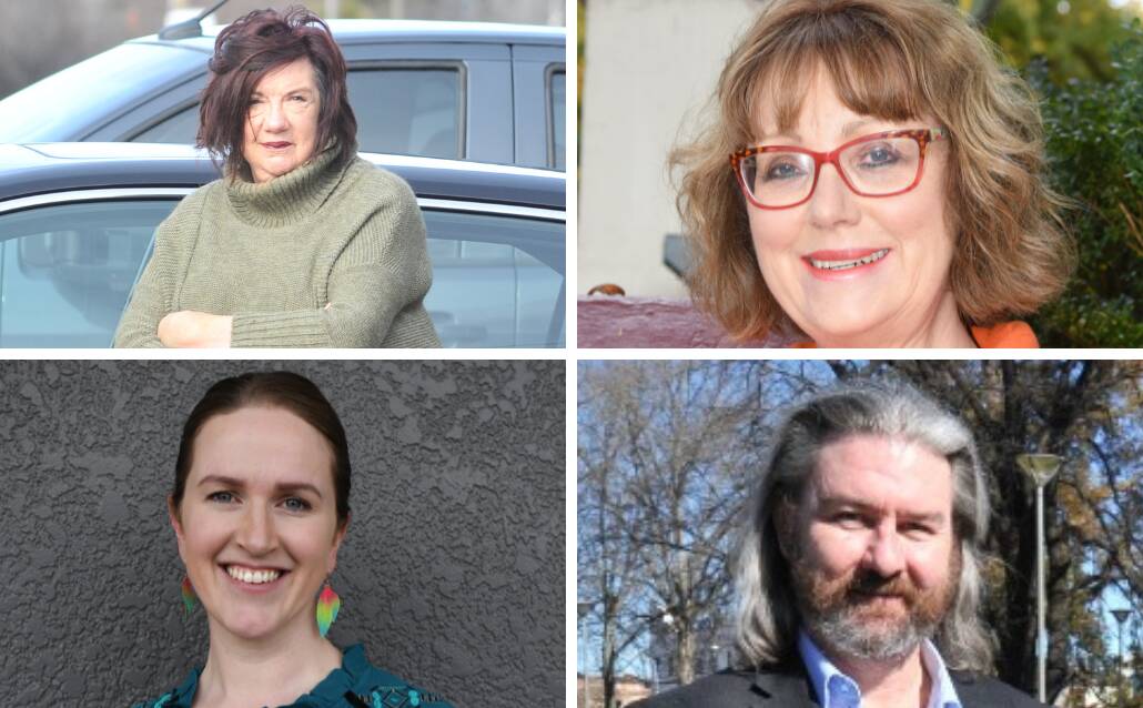 CANDIDATES: Lesley Smith (top left), Frances Kinghorne (top right), Melanie McDonell (above left) and David Mallard (above right). Photos: JUDE KEOGH, CARLA FREEDMAN
