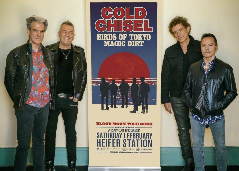 COMING TO TOWN: Cold Chisel will be playing in Orange in February.