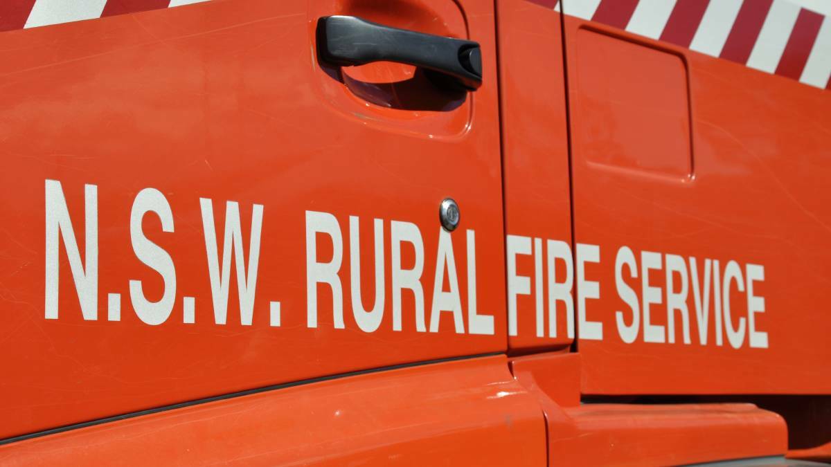 FIRE: Five Rural Fire Service tankers were on the scene at Mullion Creek.
