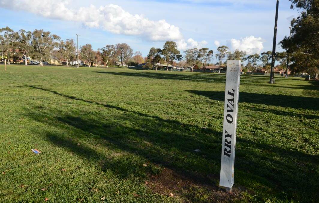 PERRY OVAL: Councillors will review and inspect Perry Oval. Photo: JUDE KEOGH