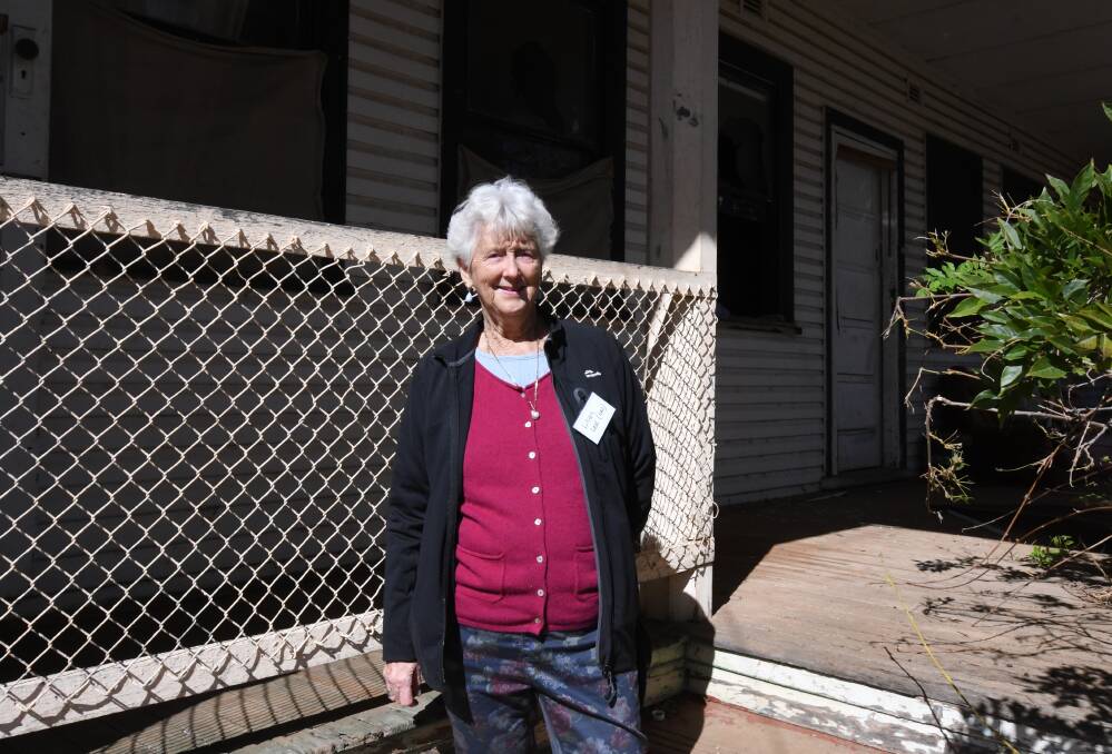 WHERE I GREW UP: Lilean Leal outside Molong Cottage where she lived at Fairbridge Farm since arriving from England in 1947. Photo: CARLA FREEDMAN