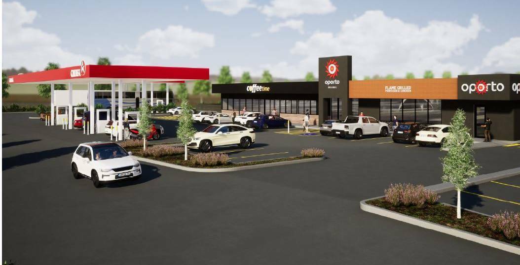 APPROVED: New truck stop and fast food outlet in north Orange. Photo: Supplied