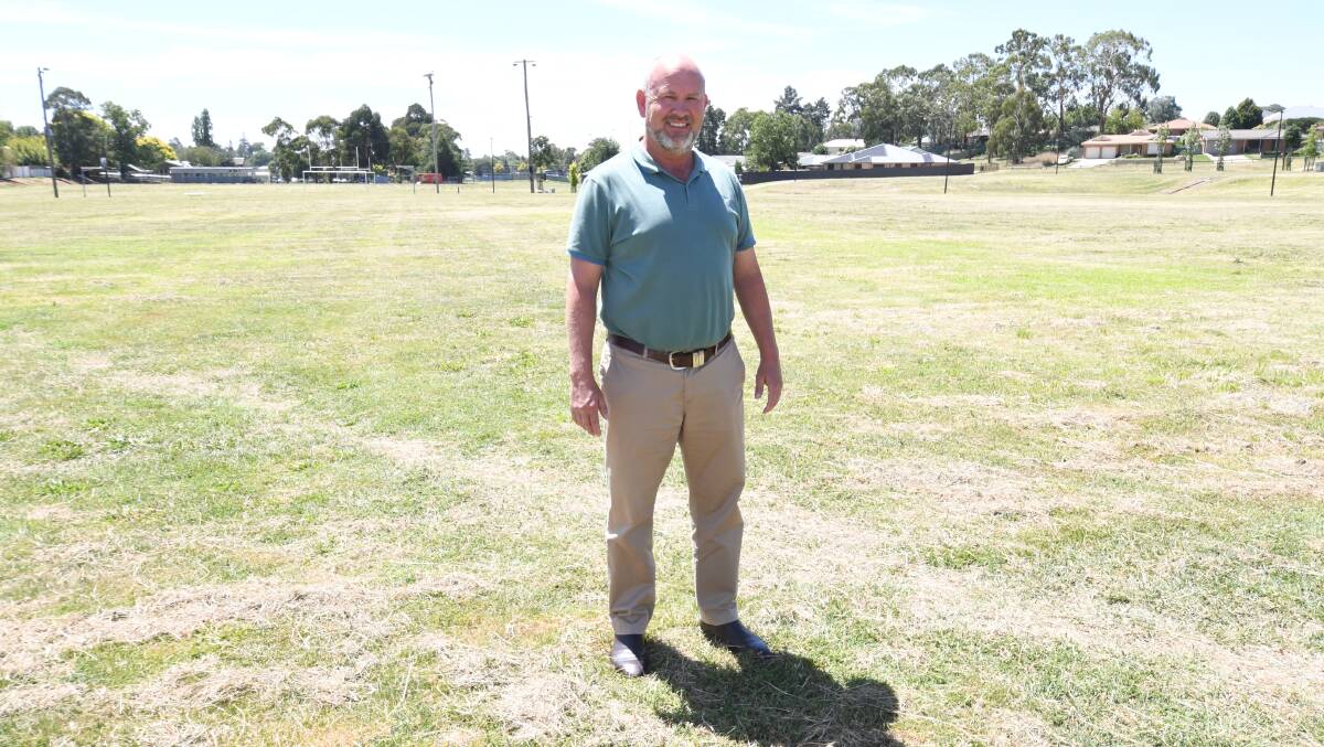 MASTERPLAN: The chair of council's Sport and Recreation Policy committee Cr Jason Hamling at Glenroi Oval. Photo: JUDE KEOGH