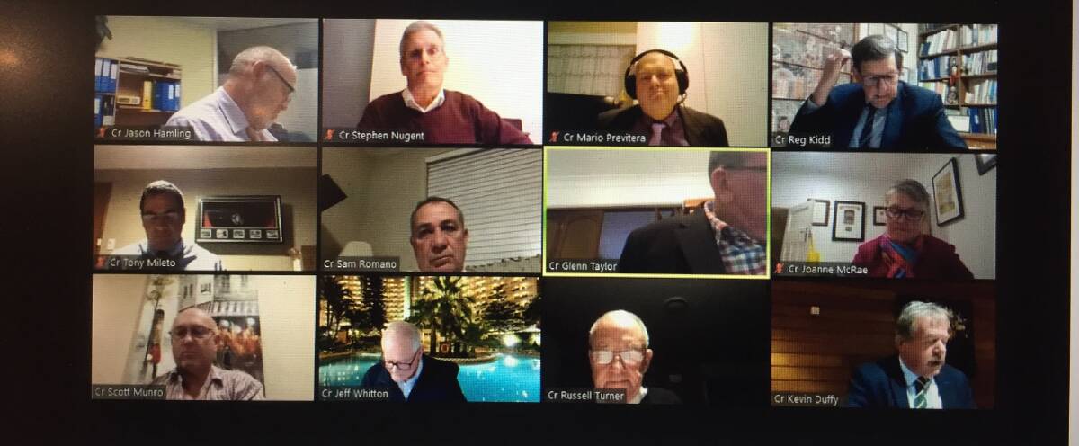 ONLINE: Councillors had a complicated night when they met via the online Zoom conferencing platform on Tuesday night.